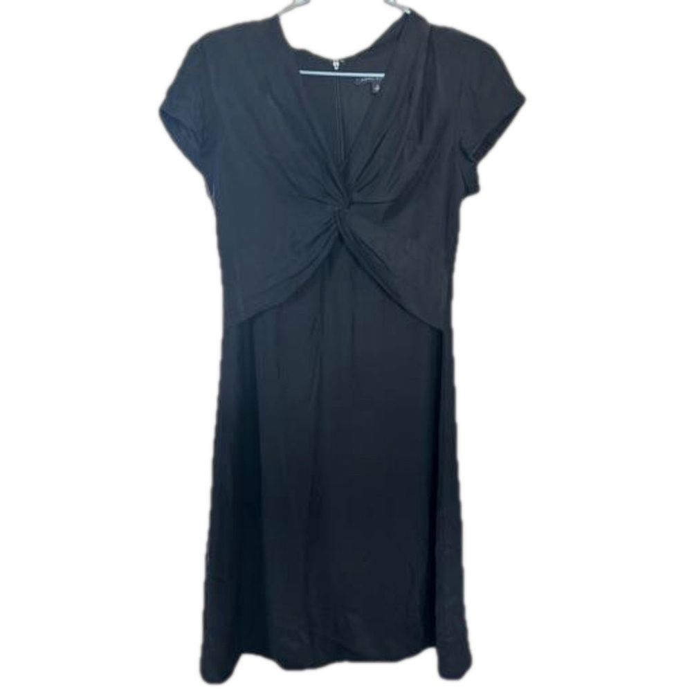 Banana Republic silk cap sleeve v-neck below the knee size 6
